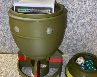 MTG Magic The Gathering Fallout Mini Nuke Commander Deck Box