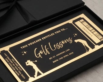 Golf Lessons | Golf Lessons Voucher| Golf Gifts For Him | Golf Gifts Her | Golf Gift | Birthday Gift | Golf Gifts For Dad | Golf Lesson