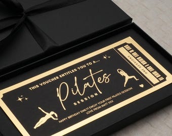 Pilates Voucher | Pilates Gift Card | Pilates Gift | Gift Voucher | Pilates lover gifts | Souvenir | Pilates Birthday | Gifts For Her