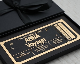 Abba Voyage Theatre Ticket | Theatre Gift | Gift Ticket | Musical Ticket | Souvenir | Surprise Gift | Event | Abba Voyage