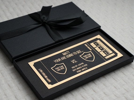 Football Ticket | Football Ticket Reveal | Football Gift | Ticket Reveal | Premier League | Manchester United | Liverpool FC |