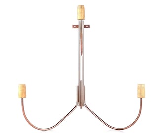 COAT RACK Copper Hat Wood Metal Store Department Hanging Display Antique Iron Industrial Steampunk window Knob TheHeartTheHome