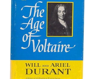 HISTORY BOOK 1965 Will Durant Ariel Age of Voltaire History Series Story Of Civilization IX Anthropology Eames Library Gift Historian Europe