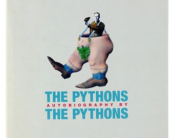 BOOK MONTY PYTHON Autobiography Pythons Comedy Humor British Uk Holy Grail Meaning Life Flying circus Brian Funny Coffee Table Pythonesque
