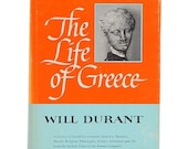 HISTORY BOOK 1966 Will Durant Ariel Life Of Greece History Series Story Of Civilization II Anthropology Eames Library Gift Historian Europe