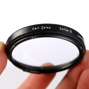 FILTER ZEISS carl lens softar II b57 soft focus 57 mm camera photography student analog 35mm film expired theheartTheHome Etsy 42