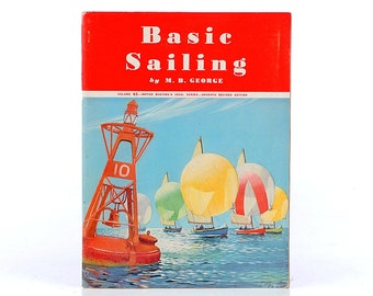 SAILING 1963 Basic Yacht Motor Boating Mag  Vintage  Retro Mid Century Boat Adventure Gift Idea Man Cave Navigation TheHeartTheHome