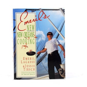 COOKBOOK 1993 EMERIL LAGASSE Cajun Creole cuisine Chef Louisina Kitchen New Orleans Spicy Retro Kitchen Cook Book Recipes Herbs Spices