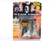 ACTION FIGURE Worf STAR TReK Klingon next generation space toy kids 1990s roddenberry musk virgin galactic enterprise Romulan 32