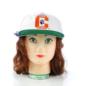 HAT CLEMSON TIGERS Trucker college football Ncaa  basketball sports fan vintage Costume Model Photo Prop Decor TheHeartTheHome 37