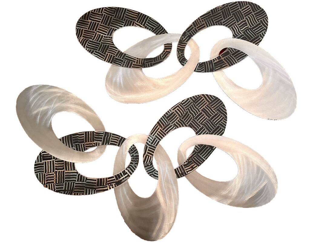 66” Postmodern Contemporary Metal Wall Art Curtis Jere Artisan
