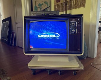 Zenith SUPER CHROMACOLOR Vintage Video Game TV Retro Space Age