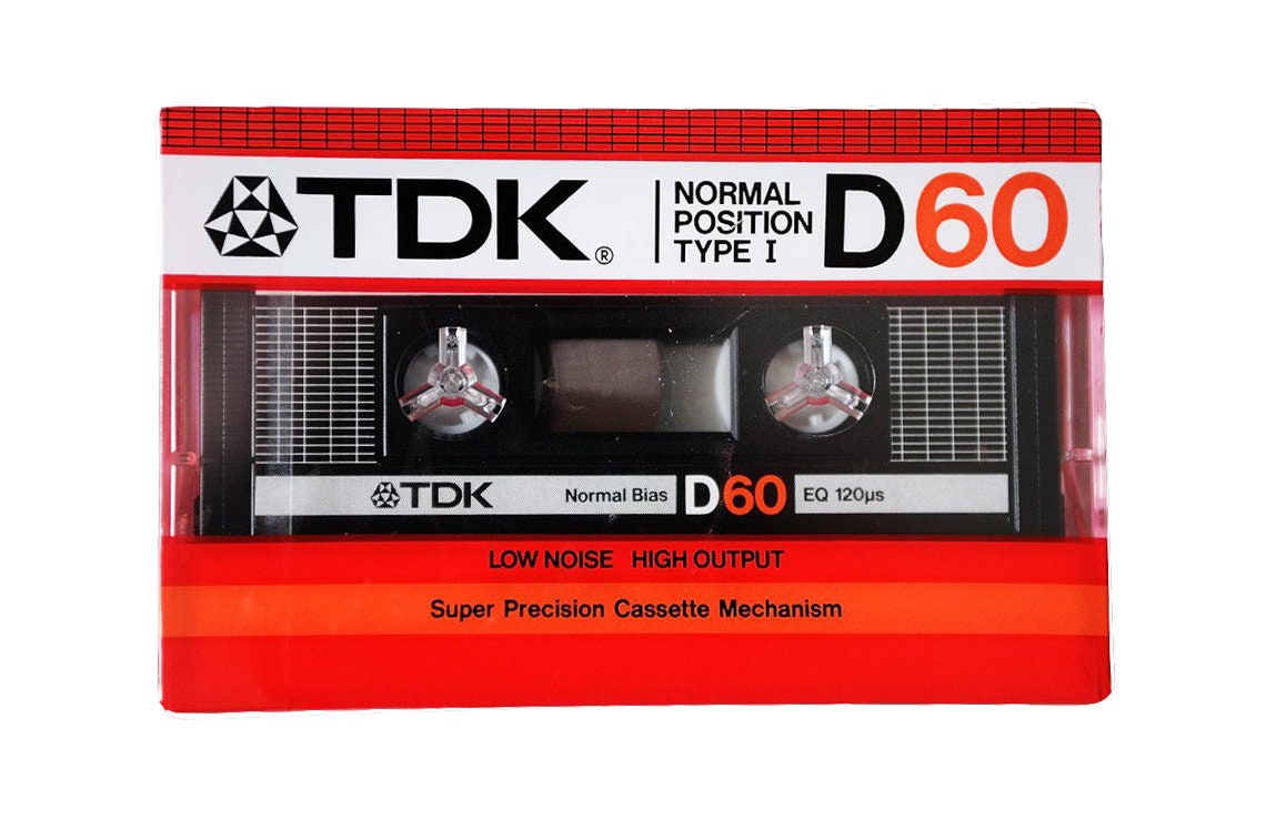 TDK D60 Normal Position Type I Hifi Stereo Cassette Tapes Lot 5