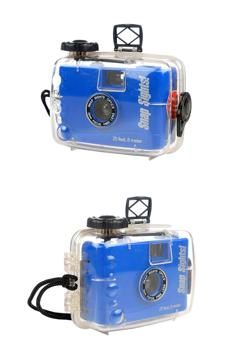 UNDERWATER CAMERA 35mm Snap Sights film housing strap analog Etsy