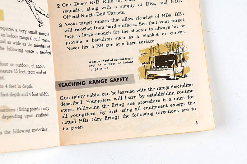 1969 DAISY MANUAL BB Gun Red Rider Toy Heddon Book Backpacking Christmas Story Camping Bushcraft Fish Trapping Survival First Aid Boy Scout image 6