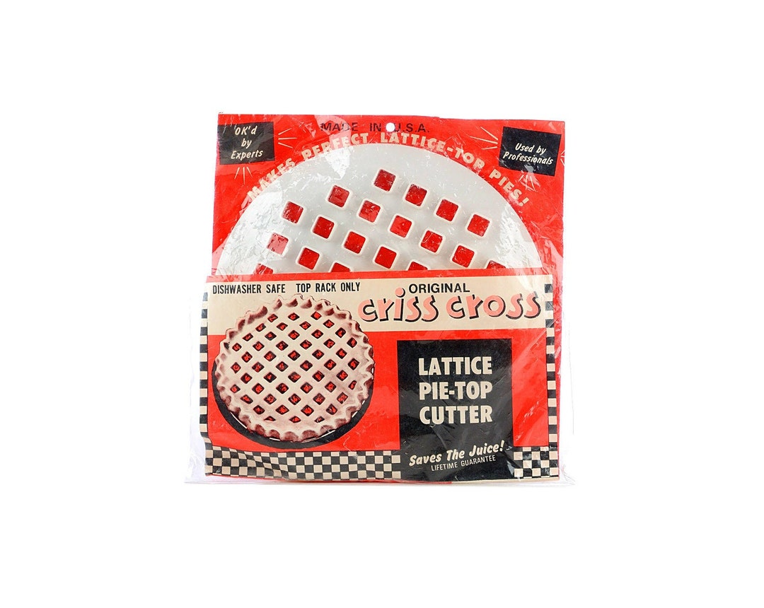 LATTICE PIE CUTTER Top Criss Cross Kitchen Gadget Cooking Cherry Apple