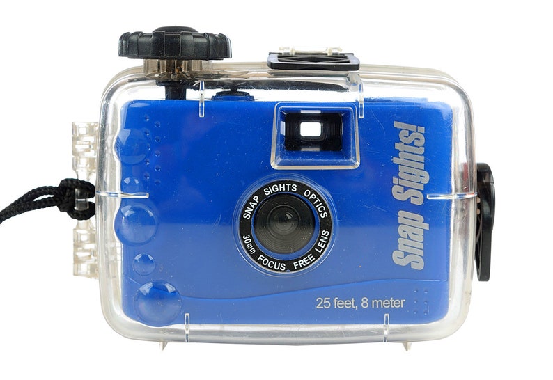 UNDERWATER CAMERA 35mm Snap Sights film housing strap analog Etsy