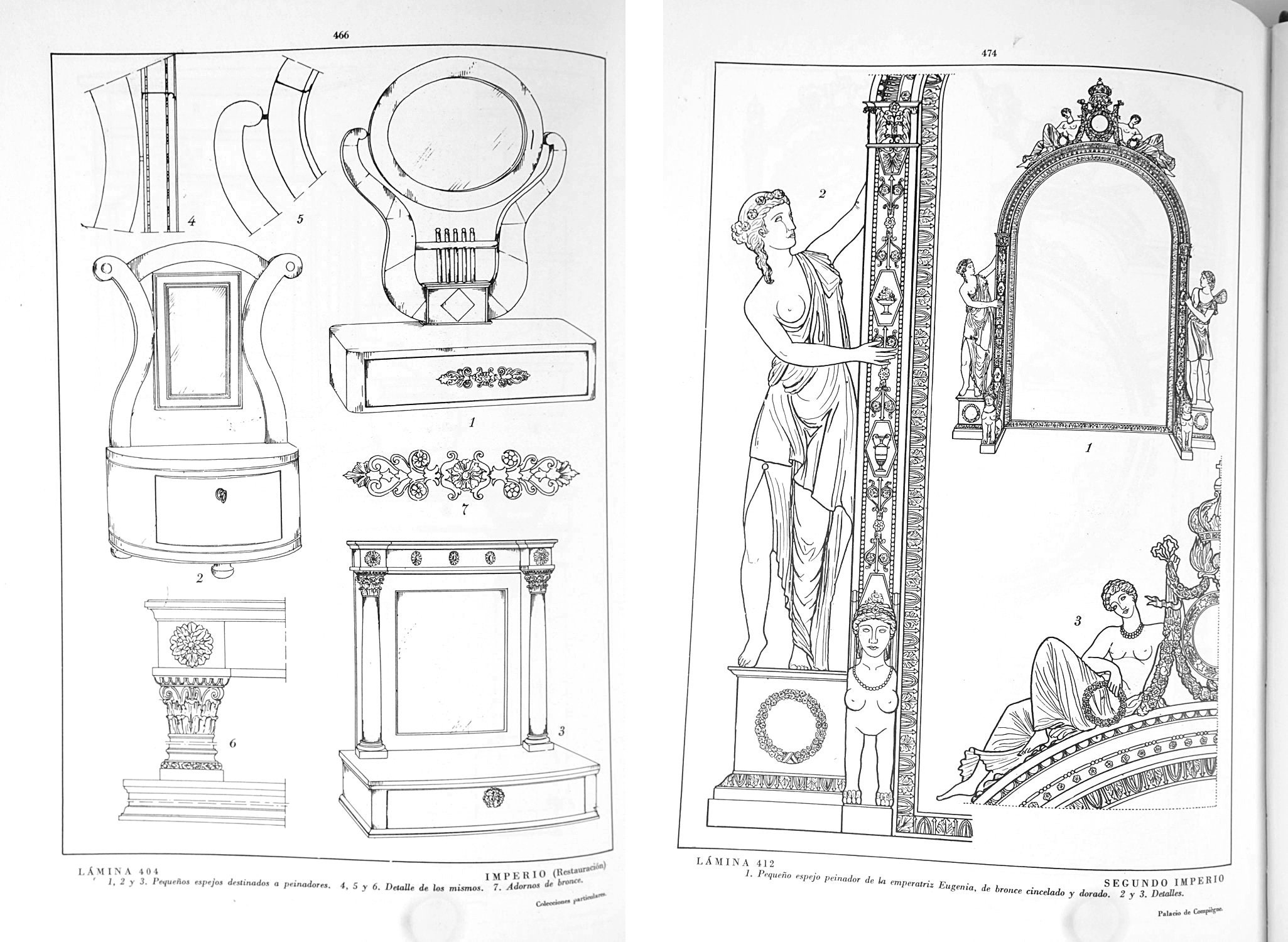 1966 Book FURNITURE FRENCH Interior Design Jose Claret