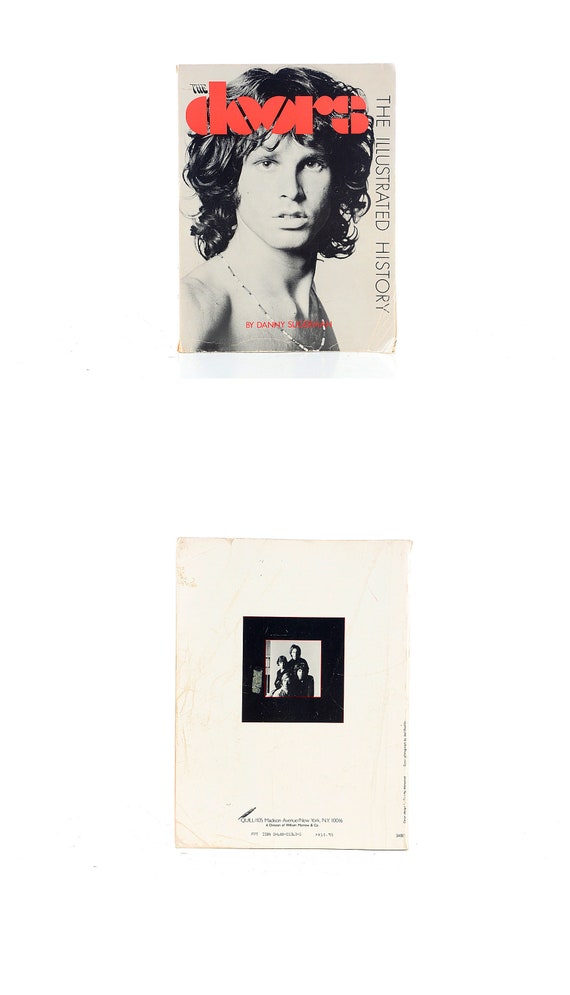 THE DOORS 1983 Illustrated History Lyrics Rock Band Jim Morrison