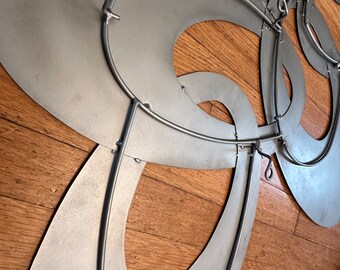 66” Postmodern Contemporary Metal Wall Art Curtis Jere Artisan