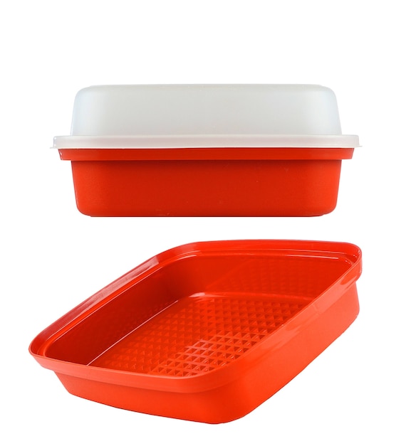  Tupperware RED Large Season Serve Meat Marinade Storage  Container: Home & Kitchen
