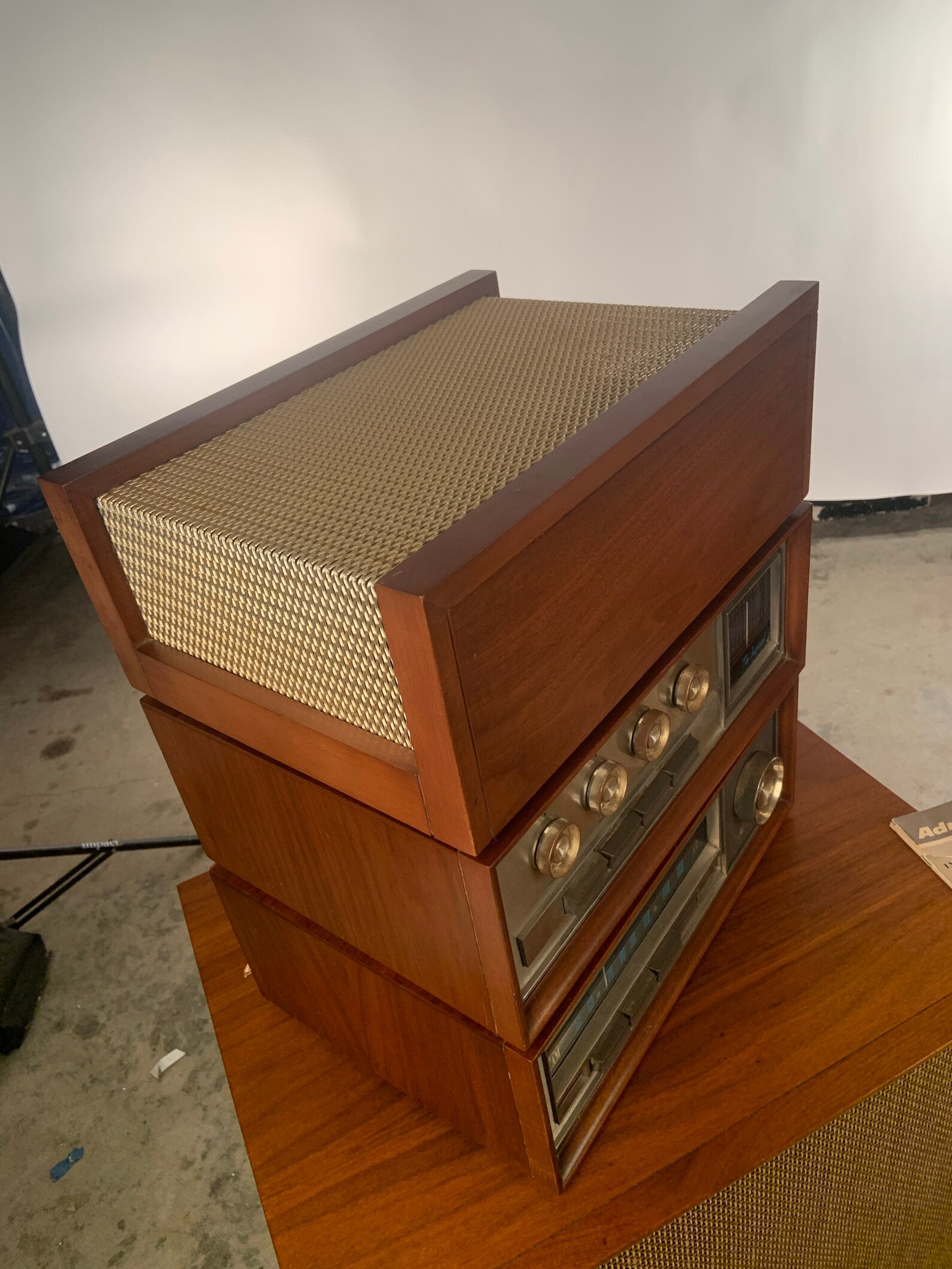 1965 STEREO SYSTEM by ADMIRAL W/ Pre Amp Record Player Tuner Etsy