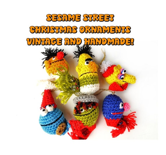 Sesame Street Ornaments Vintage Christmas Tree Ornament Jim Etsy