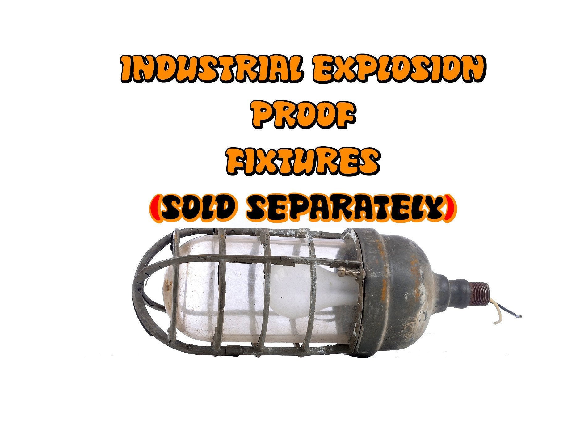 LIGHTS EXPLOSION PROOF Crouse Hinds Industrial Steampunk