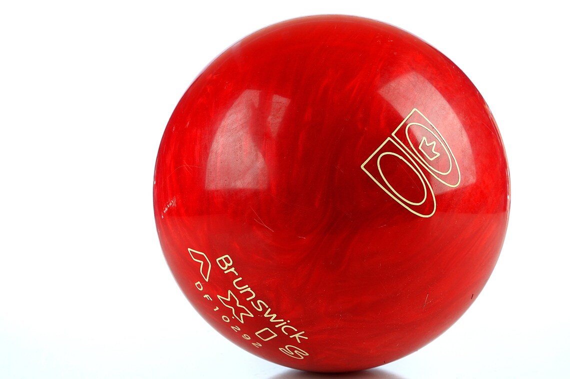 BOWLING BALL 16 Lb New BRUNSWICK axis Undrilled score Vintage Etsy