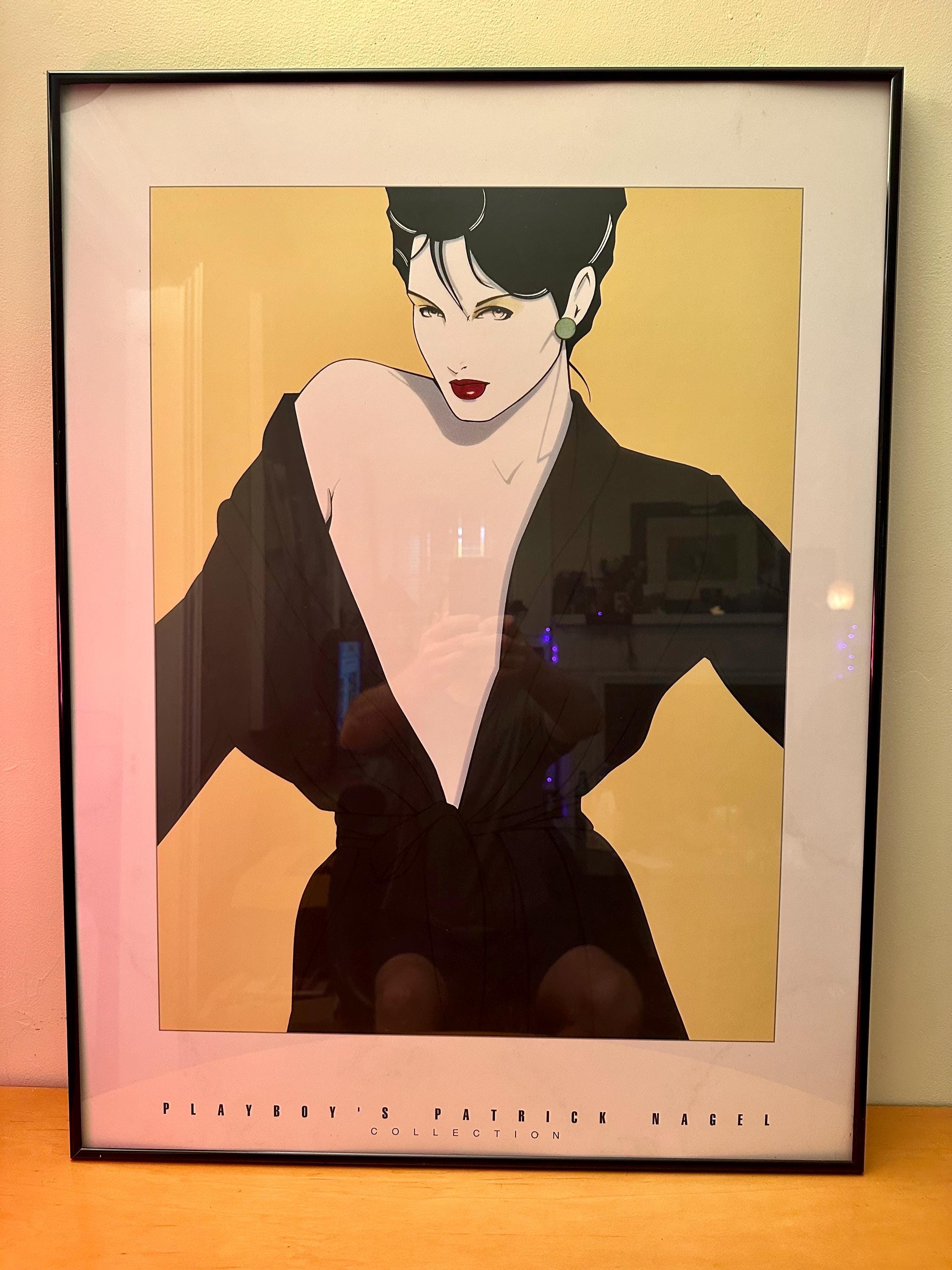 Vintage Framed Patrick Nagel - Etsy