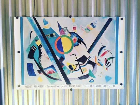 POSTER WASSILY KANDINSKY 1988 238 Bright Circle Modern Abstract