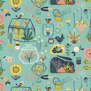 Organic Cotton crib sheet,  mini crib sheet in many sizes, Birch fabrics, gender neutral, birds,garden