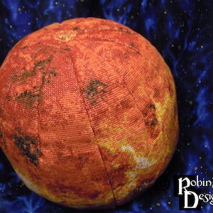 Venus Globe 3D Kreuzstich Schnittmuster PDF