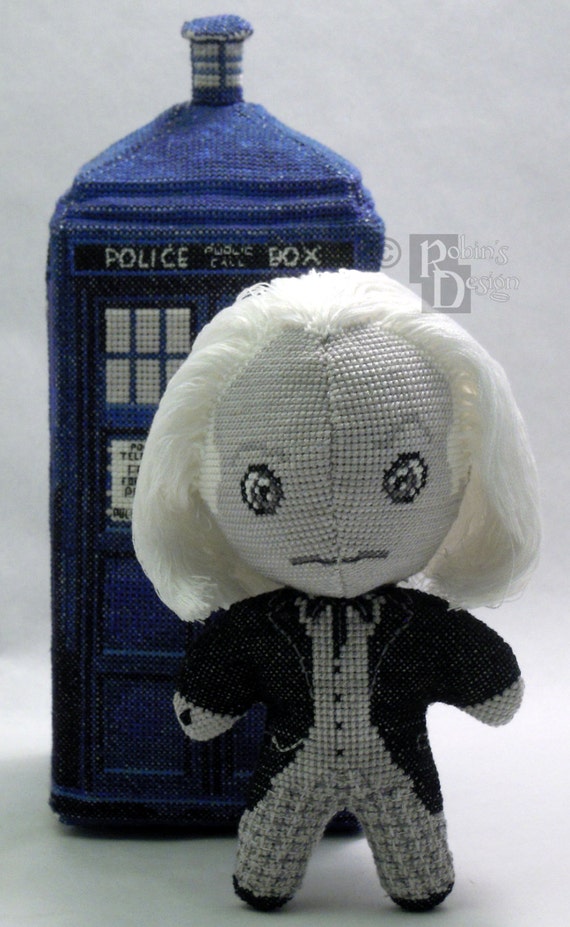 The Third Doctor Doll 3D Cross Stitch Sewing Pattern PDF