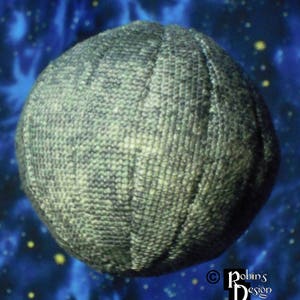 Mercury Globe 3D Kreuzstich Schnittmuster PDF