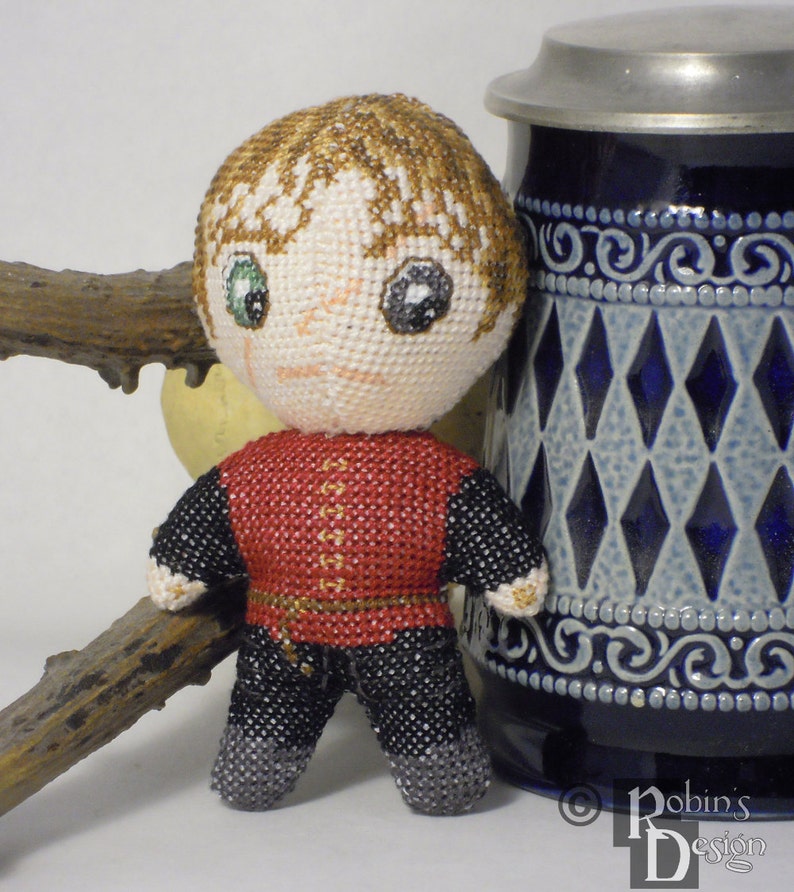 Tyrion Doll 3D Cross Stitch Sewing Pattern PDF