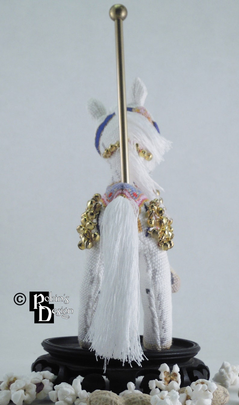 Jingles Carousel Horse Doll 3D Cross Stitch Animal Sewing Pattern PDF