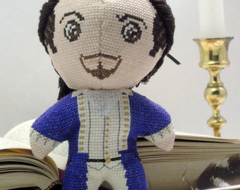 Alexander Hamilton Doll 3D Cross Stitch Sewing Pattern PDF