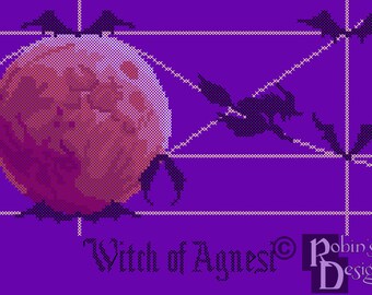 Witch of Agnesi Cross Stitch Pattern PDF