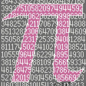 Pi Cross Stitch Pattern PDF
