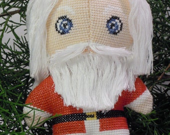 Santa Claus Doll 3D Cross Stitch Sewing Pattern PDF