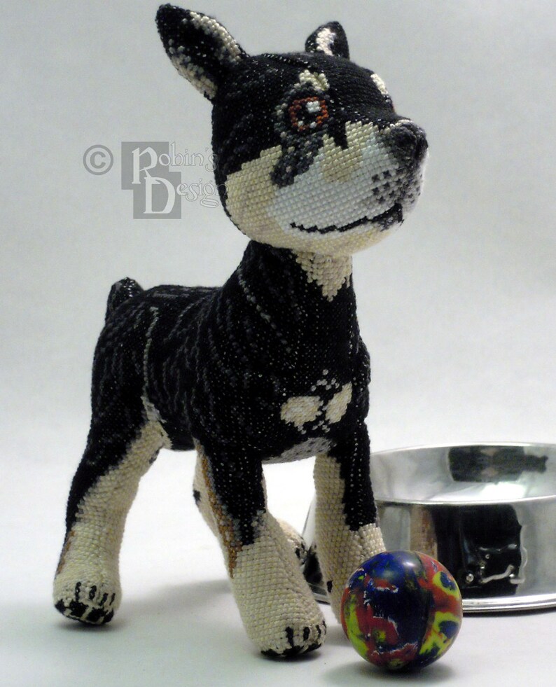 Custom Dog Doll 3D Cross Stitch Animal Sewing Pattern from Your Photos PDF image 1