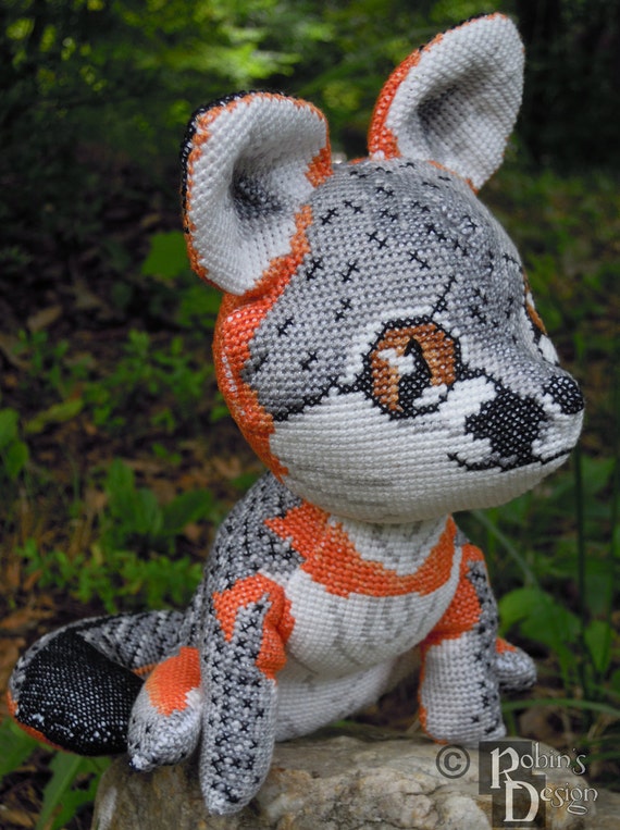 cross stitch plush