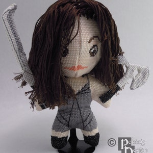 River SciFi Doll 3D Cross Stitch Sewing Pattern PDF