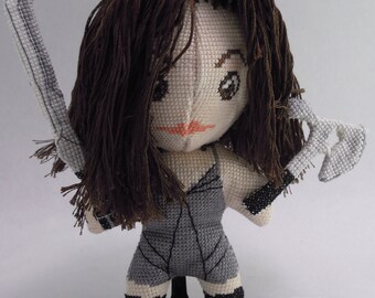 River SciFi Doll 3D Cross Stitch Sewing Pattern PDF