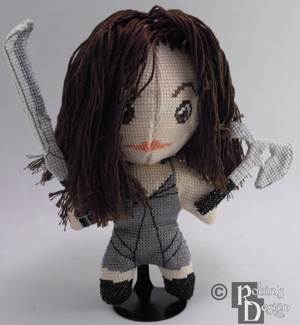 River SciFi Doll 3D Cross Stitch Sewing Pattern PDF