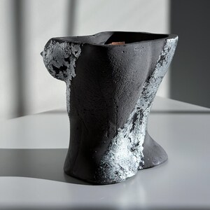 Artistic Female Body Candle - 12OZ Eco-Friendly Soy Wax Candle with Silver Plaster Mold - Contemporary Home Decor Accent