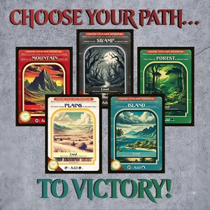 Conjunto de cartas proxy MTG Universes Mana/Land (20 cartas)