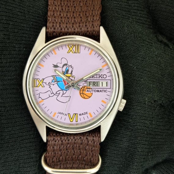 Vintage Seiko Automatic 7009A Japan Mens Donald Dial Watch a2951-U