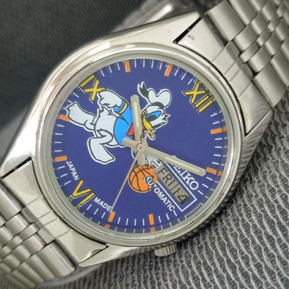 Genuine Vintage Seiko Automatic 7009A Japan Mens Donald Dial Watch A2863-U